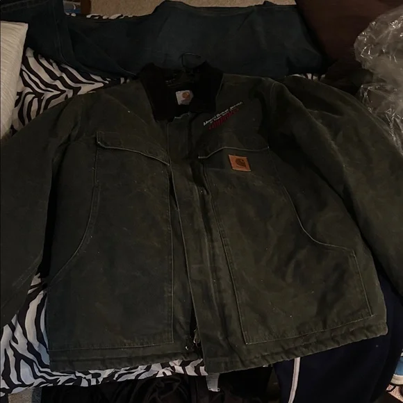 Carhartt Men's Dark Green Field Jacket
